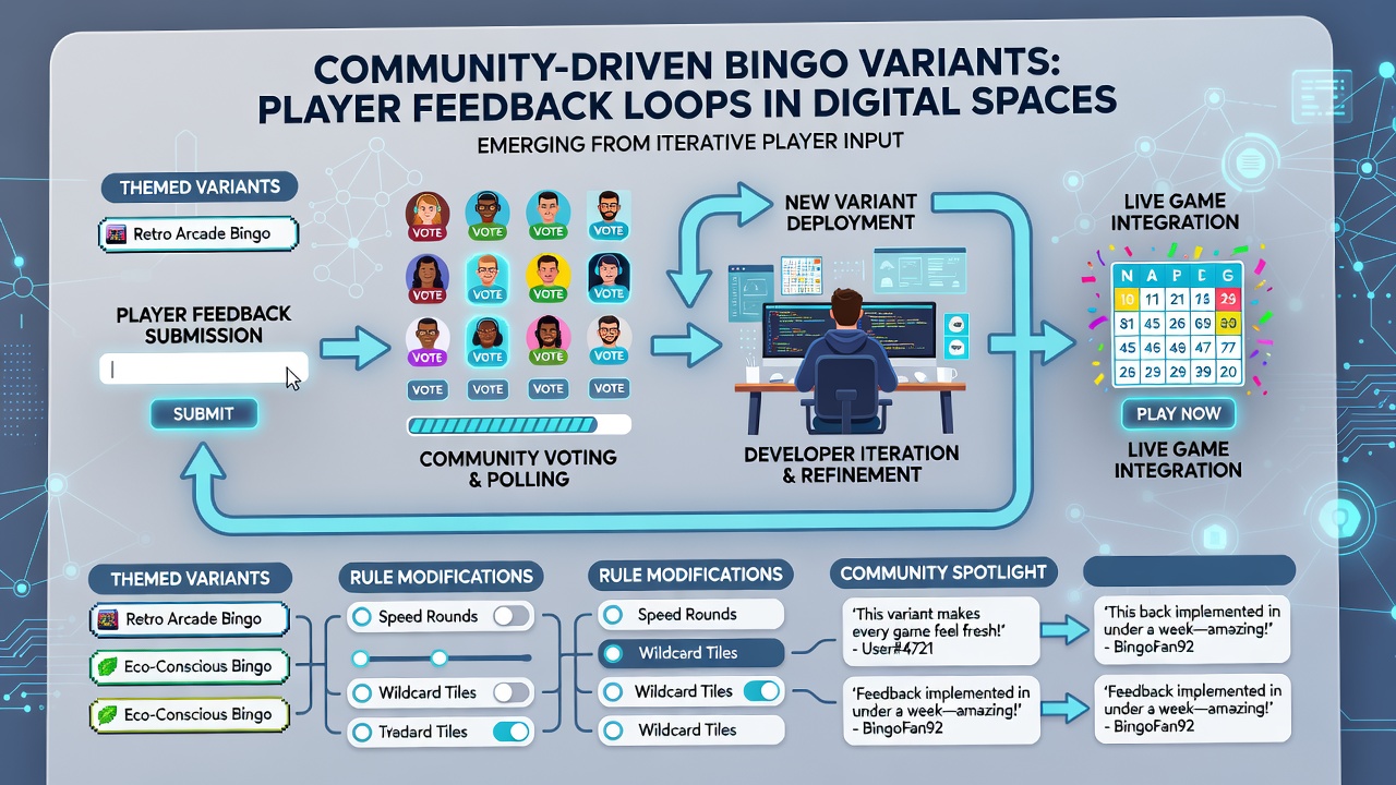 Digital bingo community feedback influencing game development